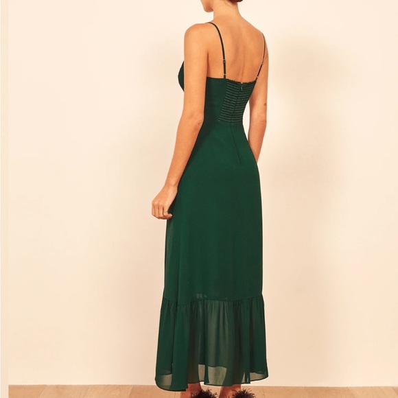 Emersyn Dress in emerald - Picture 3 of 10